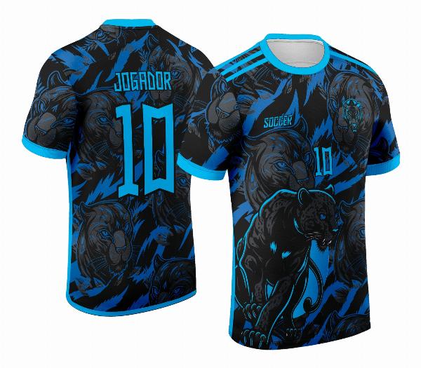 Arte Vetor Camisa de Interclasse 2024 - 2025 - Pantera Negra