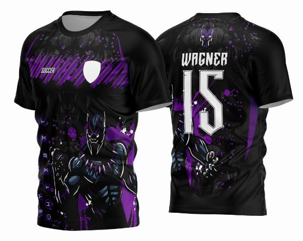Arte Vetor Camisa de Interclasse 2024 - 2025 - Pantera Negra