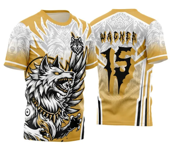 Arte Vetor Camisa de Interclasse Lobo Divino 2024 - 2025