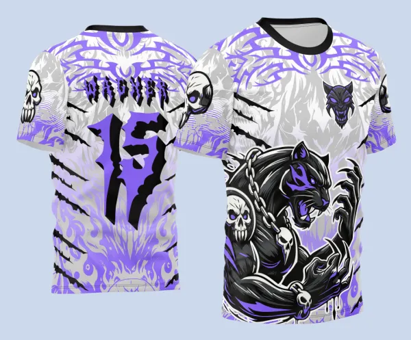 Arte Vetor Camisa de Interclasse Pantera Dark 2024 - 2025