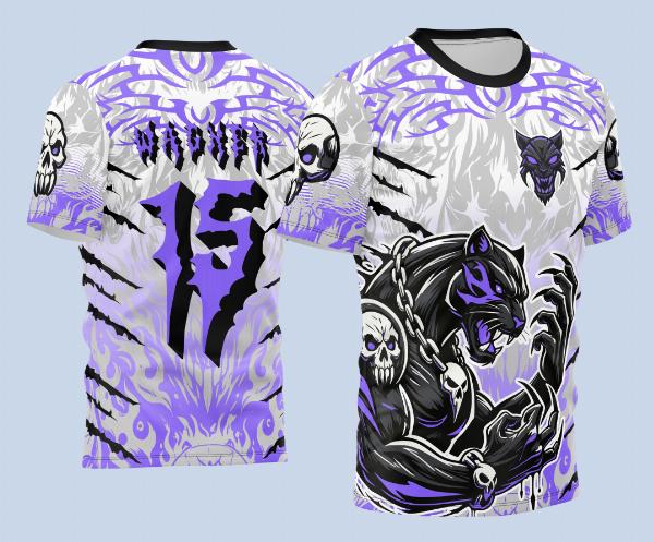 Arte Vetor Camisa de Interclasse Pantera Dark 2024 - 2025