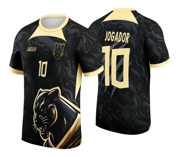 Arte Vetor Camisa de Interclasse Pantera Negra 2024 - 2025