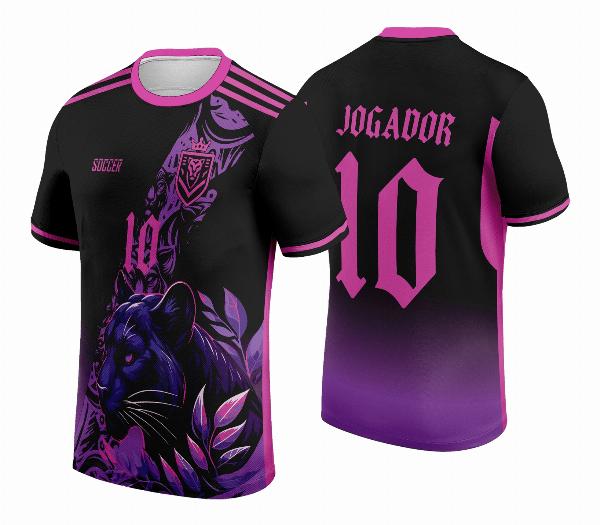 Arte Vetor Camisa de Interclasse Pantera Negra 2024 - 2025