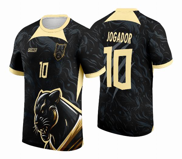 Arte Vetor Camisa de Interclasse Pantera Negra 2024 - 2025