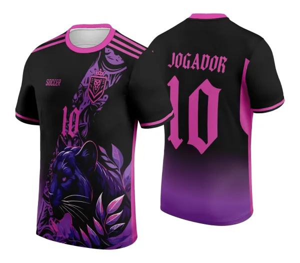 Arte Vetor Camisa de Interclasse Pantera Negra 2024 - 2025