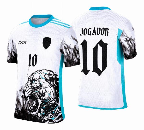Arte Vetor Camisa de Interclasse Puma - Pantera - Onça - Jaguar