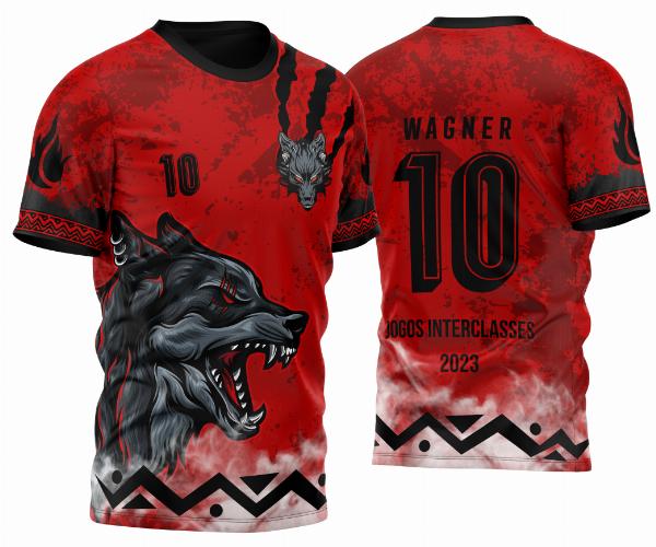 Arte Vetor Camisa para InterClasse Lobo Feroz 2023