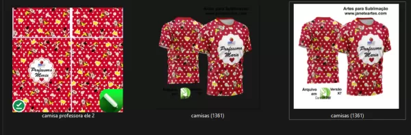 Arte Vetor Estampa Camisa Professora Minnie 2024 Modelo 01