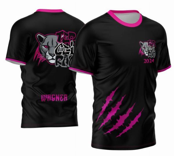 Arte Vetor Estampa Camisa Terceirão 2024 - Pantera Negra Modelo 02