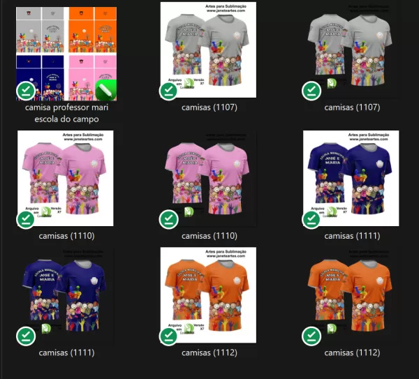 Arte Vetor Estampa Template Camisa Professora - Professor 2024 Modelo 04