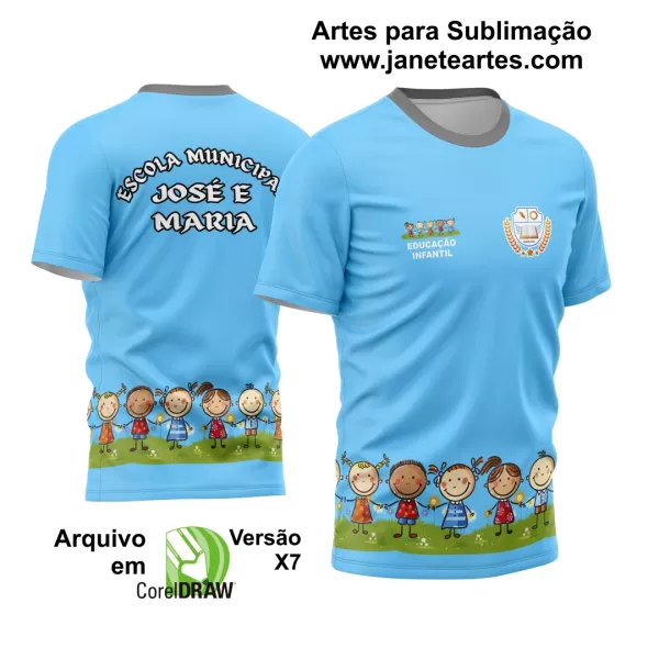 Arte Estampa Template Camisa Professora - Professor 2024 Modelo 06