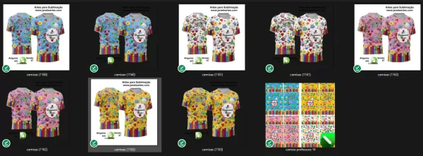 Arte Vetor Estampa Template Camisa Professora - Professor 2024 Modelo 18