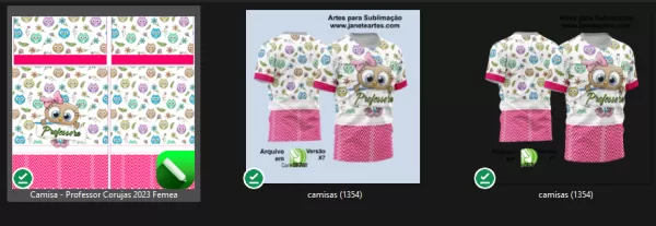 Arte Vetor Estampa Template Camisa Professora - Professor 2024 Modelo 29
