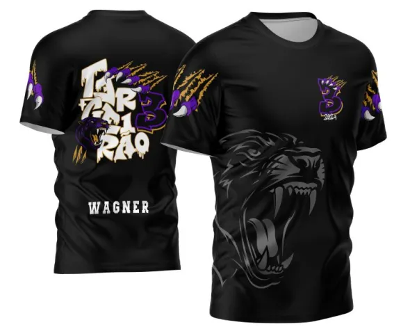 Arte Vetor Template Camisa Terceirão Pantera Negra 2024 Modelo 02