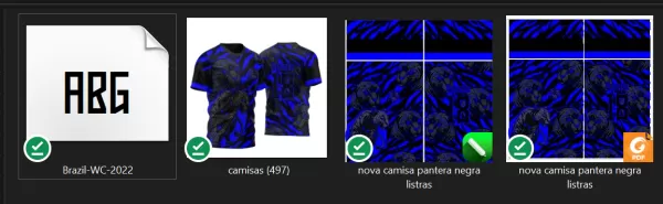 Arte Vetor Template Camisa de InterClasse Pantera Negra Fundo Tigre 2023 Azul