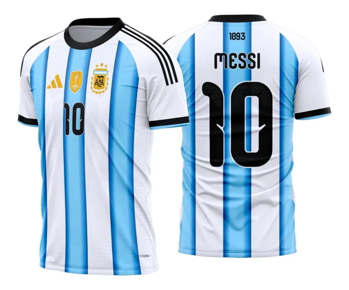 Arte Vetor Camisa Argentina Titular 2026 - 2027