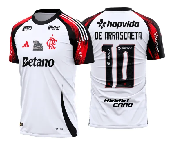 Camisa Flamengo Reserva 2025 2026 Versão Atualizada