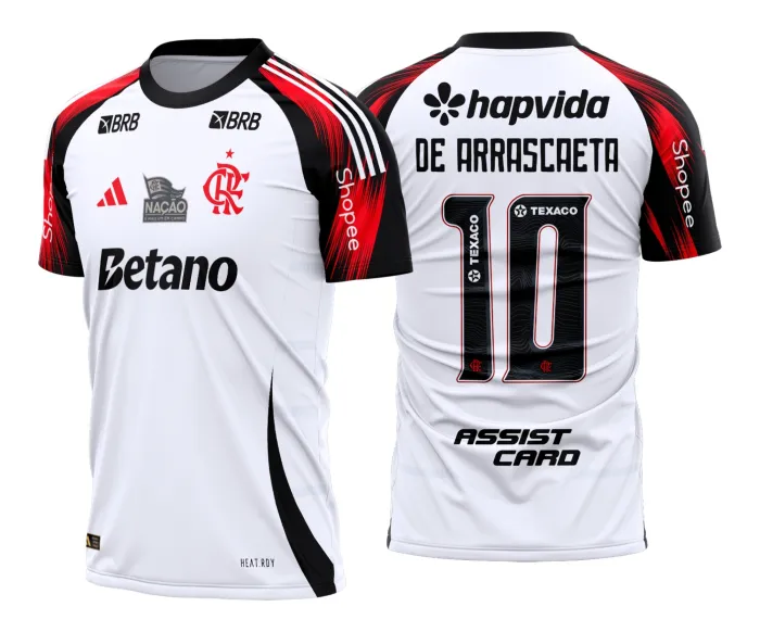 Camisa Flamengo Reserva 2025 2026 Versão Atualizada