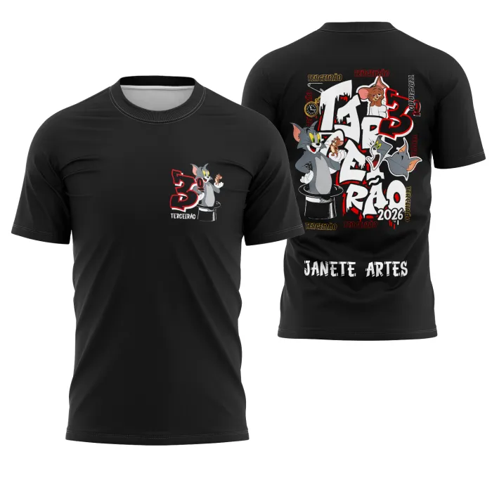 Camisa Formando Terceirão Tom e Jerry 2025