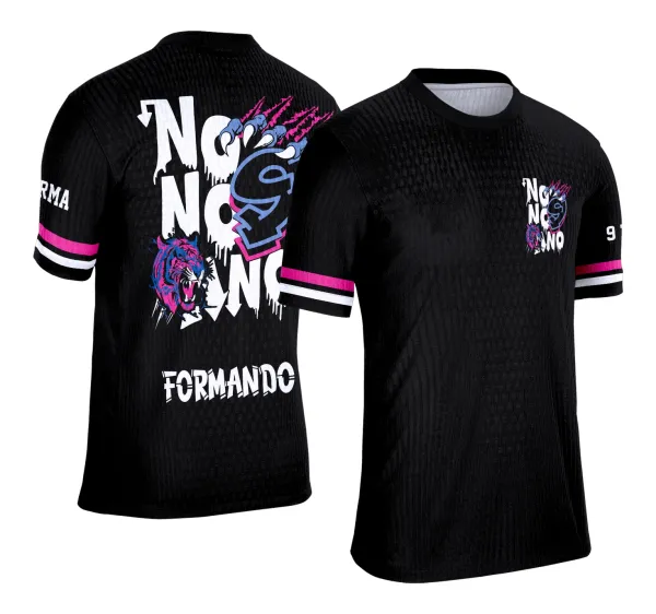 Camisa Formandos Nono Ano 2026 Tigre Azul e Rosa