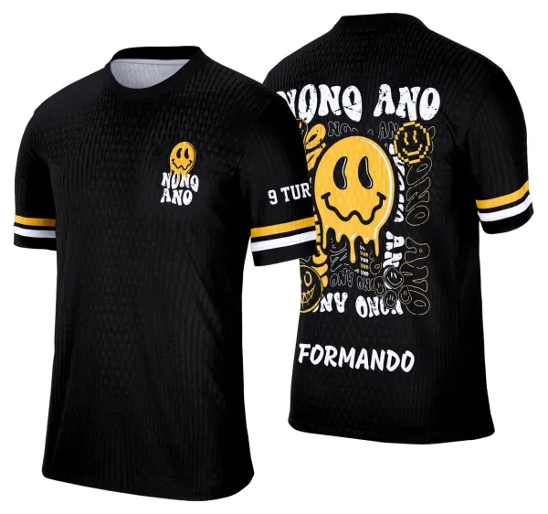 Camisa Formandos Nono Ano 2026: Smile Amarelo
