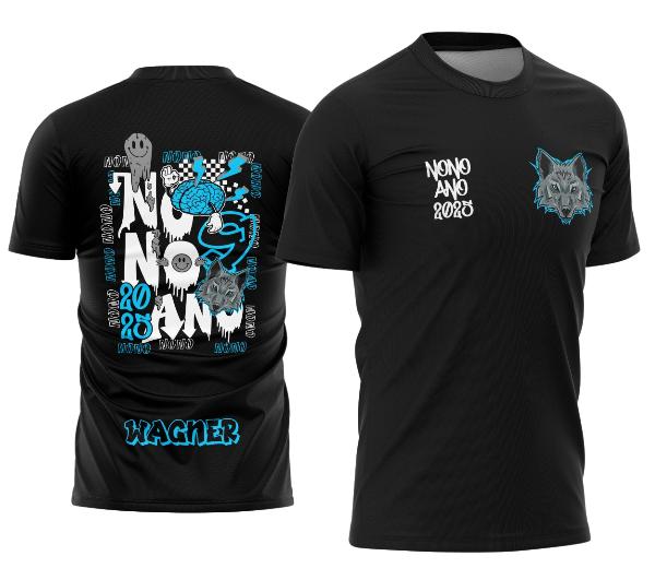 Camisa Formandos Nono Ano Lobo Cinza 2025
