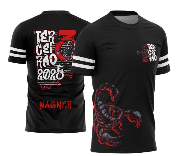 Camisa Formandos Terceirão Graffite de Rua Escorpião