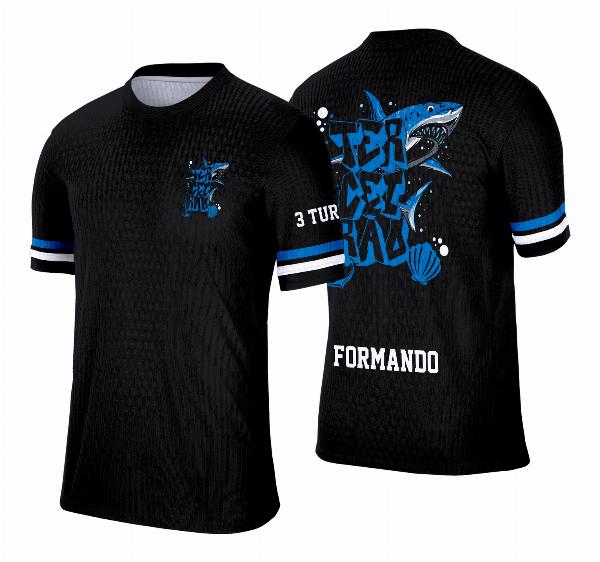 Camisa Formandos Terceirão Tubarão Azul 2