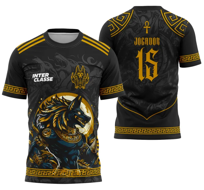Arte Vetor Camisa Interclasse Anubis – Estampa Exclusiva para Sublimação