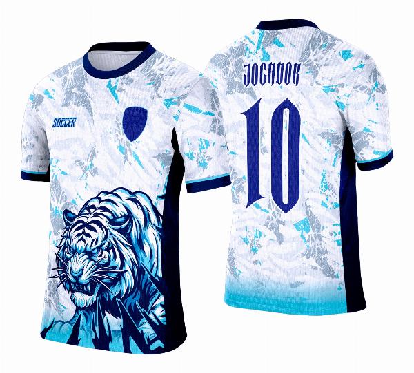 Camisa Interclasse Tigre Branco com Azul
