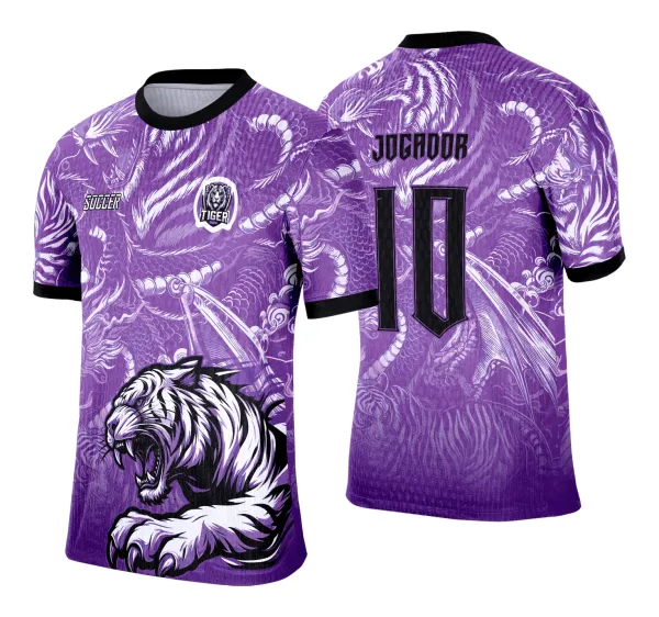 Camisa Lilas de Interclasse 2025 Tigre Branco
