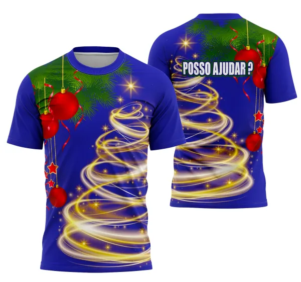 Camisa Natalina Natal em Família 2025 Modelo 05