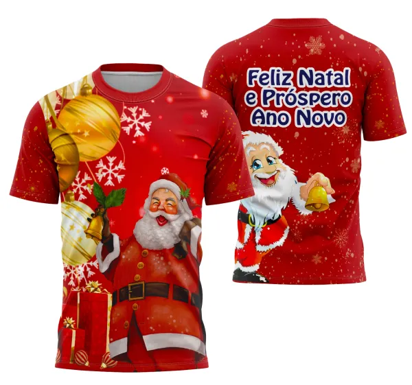 Camisa Natalina - Natal em Família 2025 Modelo 06