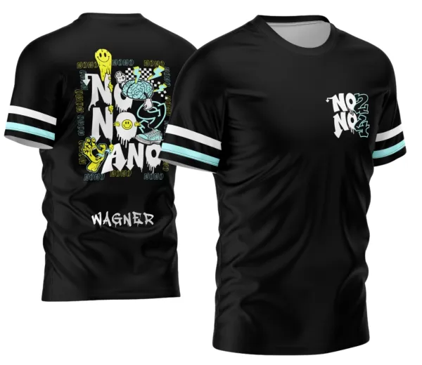 Camisa Nono Ano 2026 Derretendo Cor Azul