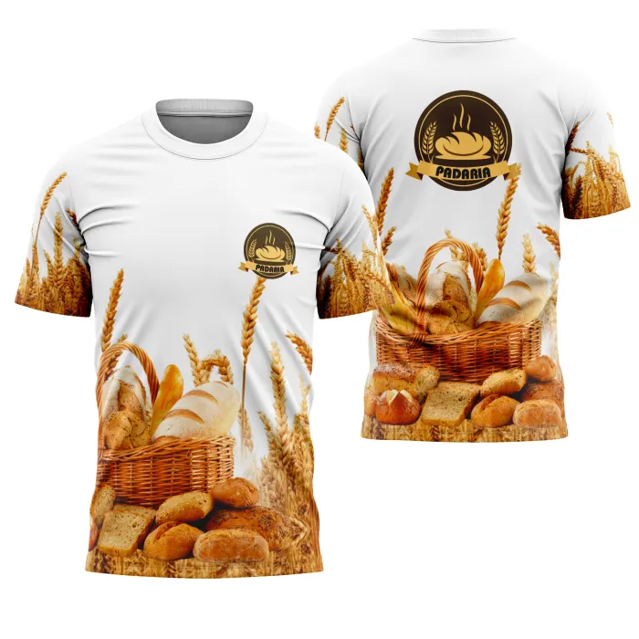 Arte Estampa Camisa Profissão - Padaria Arte Estampa Camisa Profissão - Padaria