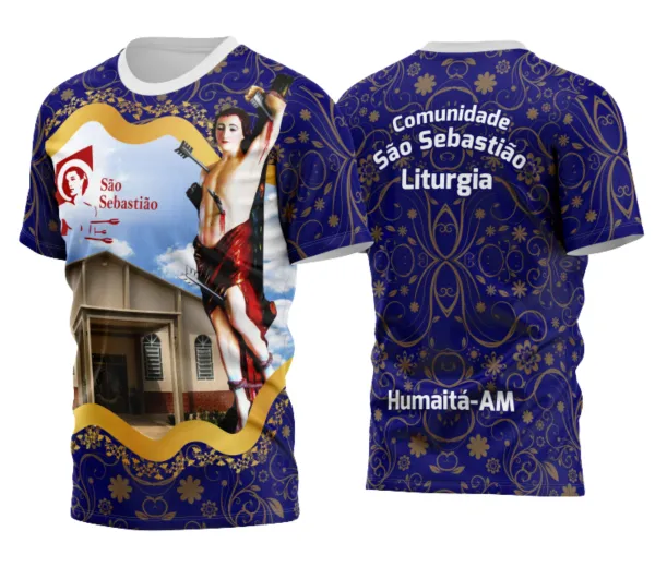 Camisa Religião São Sebastião Modelo 10