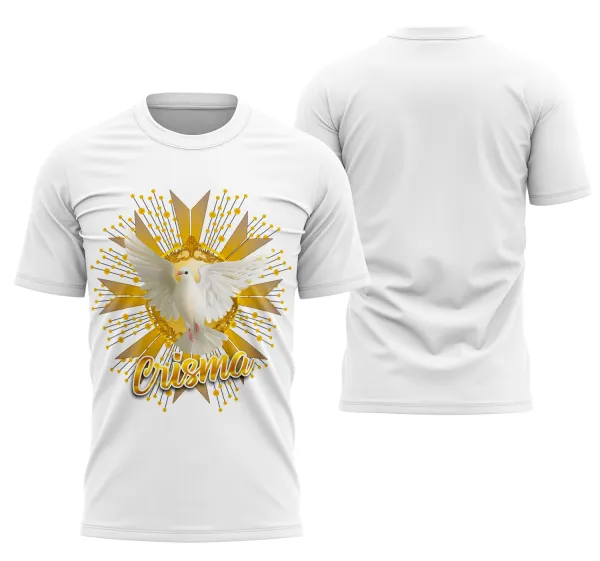 Camisa Religiosa Crisma Religião