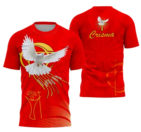 Camisa Religiosa Crisma Religião