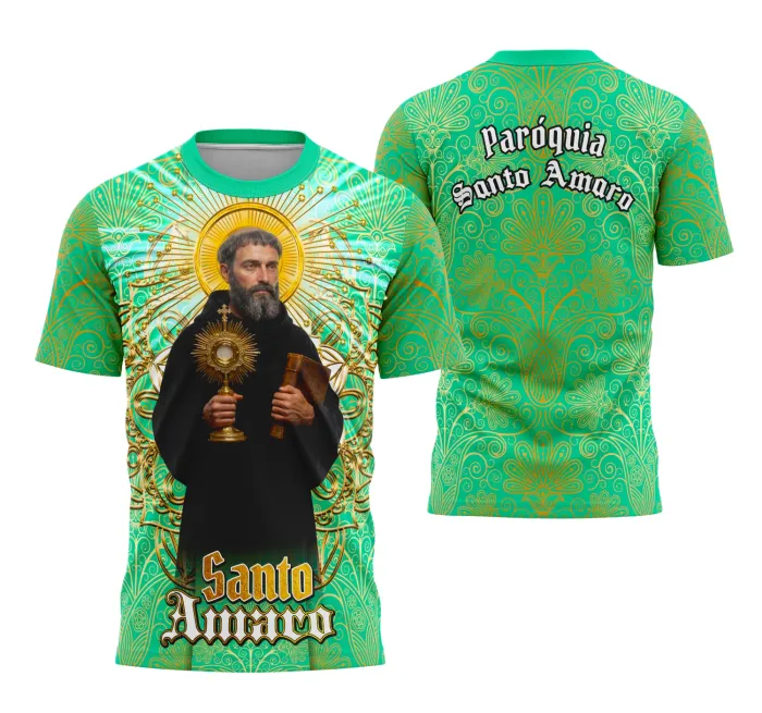 Camisa Santo Amaro Estampa Religião