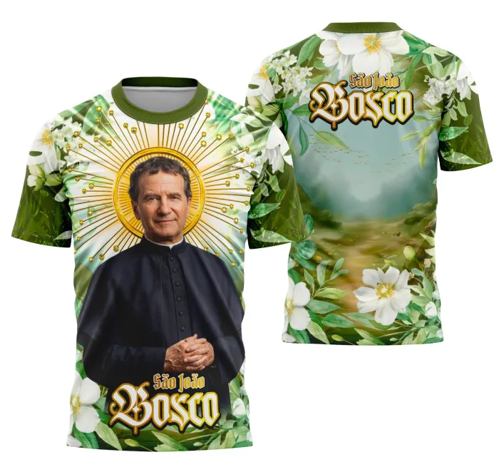 Camisa São João Bosco Católica Religião