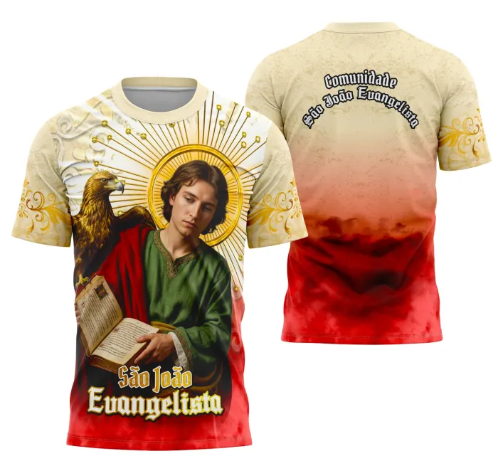 Camisa São João Evangelista Católica Religião