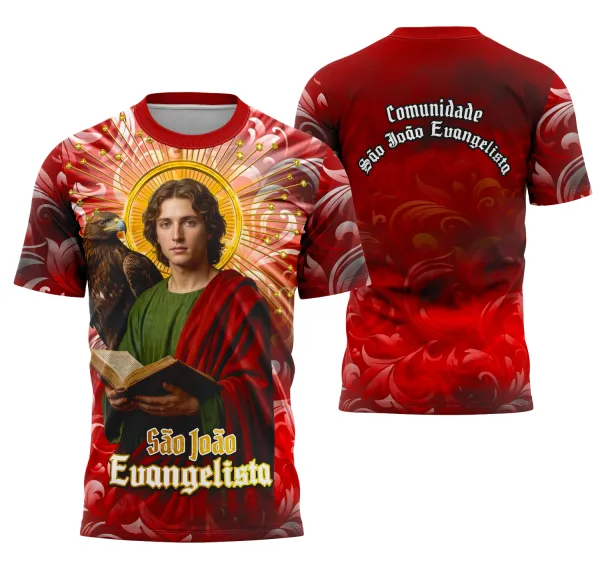 Camisa São João Evangelista Católica Religião