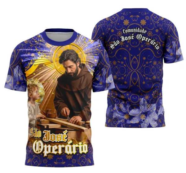 Camisa São José Operário Católica Religião