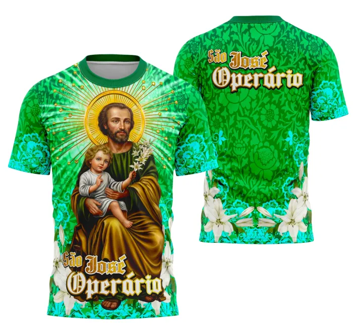 Camisa São José Operário Católica Religião