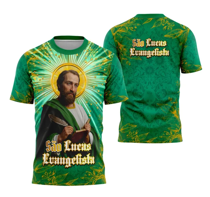 Camisa São Lucas Evangelista Religião