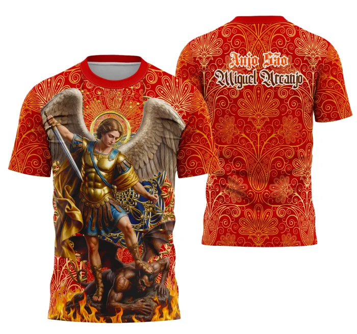 Camisa São Miguel Arcanjo Anjo Protetor