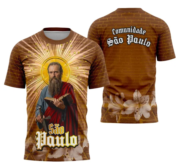 Camisa São Paulo Apóstolo Católica Religião
