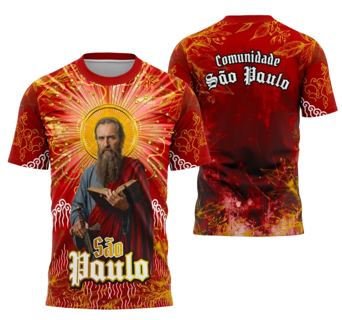 Camisa São Paulo Apóstolo Católica Religião