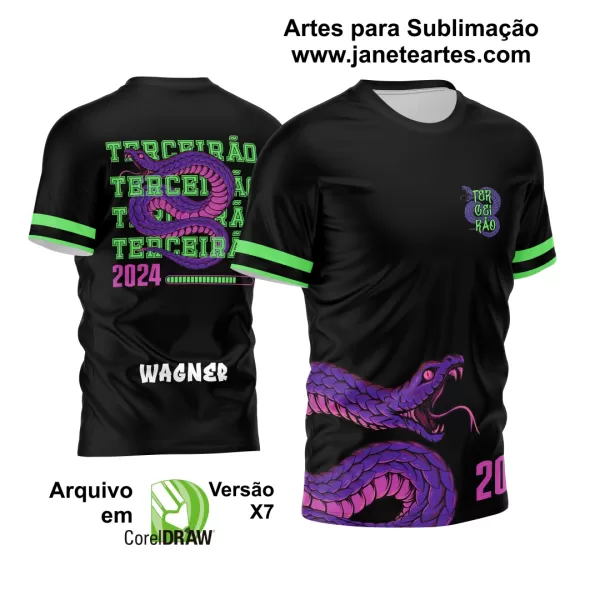 Camisa Terceirão 2024 - Arte Vetor