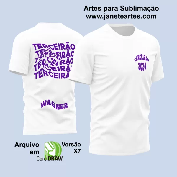 Camisa Terceirão 2024 - Arte Vetor - Retorcido